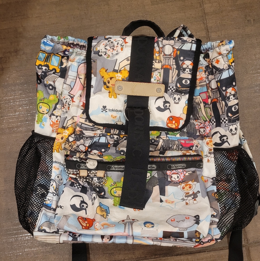 Vintage Tokidoki For LeSportsac Character Backpack